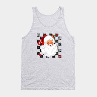 Santa in retro style Tank Top